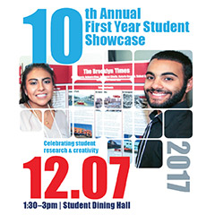 10th Annual First Year Student Showcase