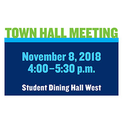 Town Hall Meeting November 8, 2018
