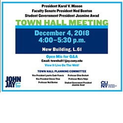 Town Hall Meeting December 4, 2018