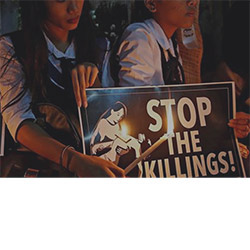 Protesters in the Philipines