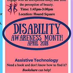 Disability Awareness Month April 2018