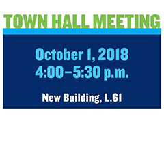 Townhall Meeting October 1, 2018