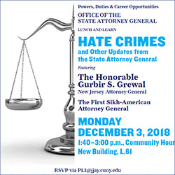 Lunch and Learn: Hate Crimes and Other Updates from the State Attorney Gene