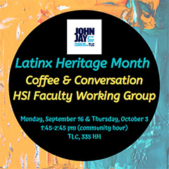 Latinx Heritage Month Coffee & Conversation