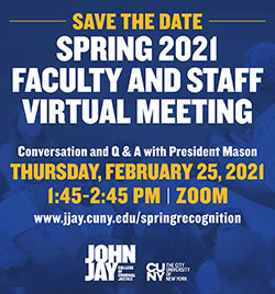 Spring Faculty and Staff virtual meeting