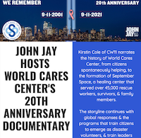 John Jay Hosts World Cares Center's 20th Anniversary Documentary Event
