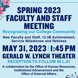 Spring 2023 Faculty and Staff Meeting